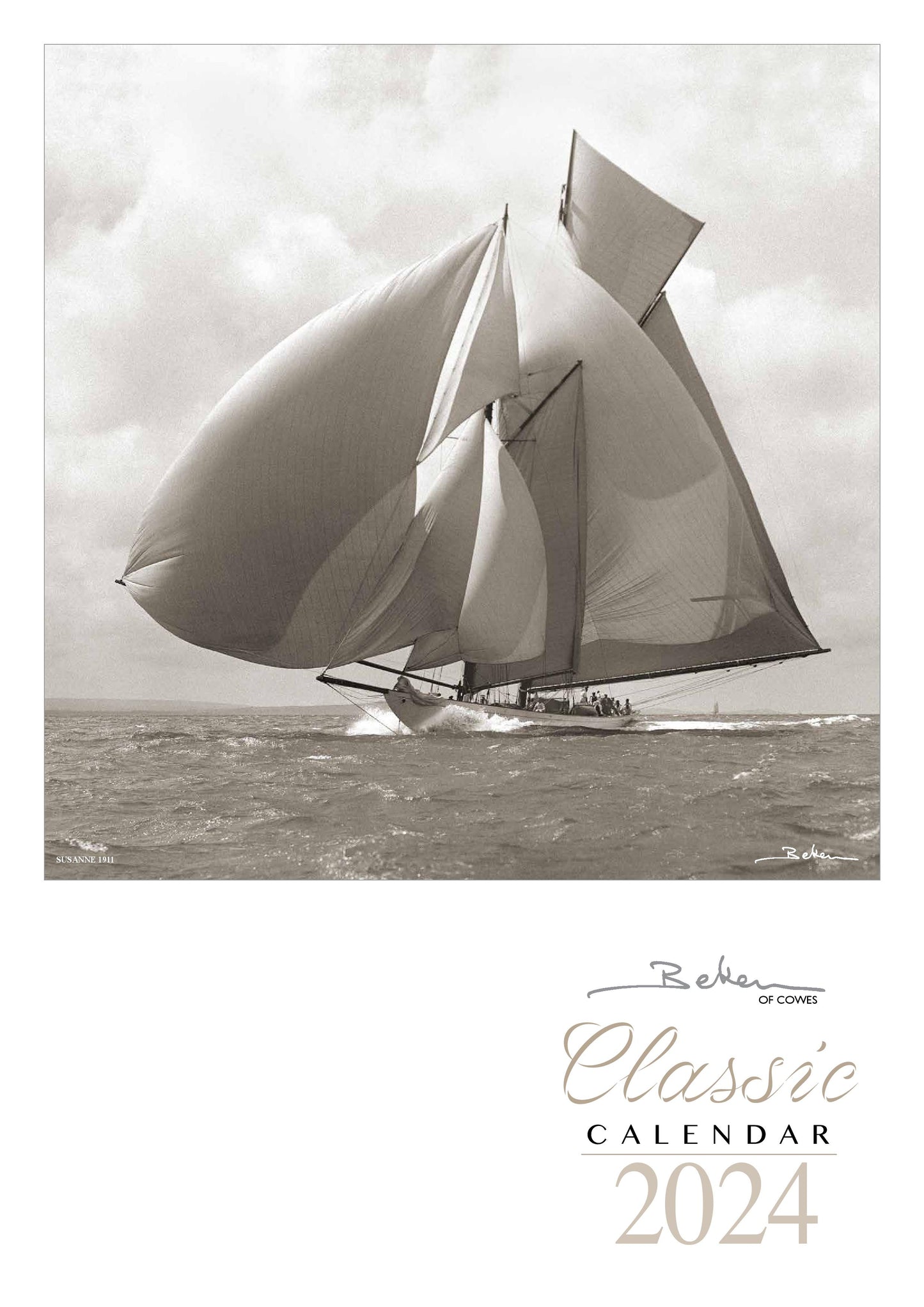 Beken of Cowes Classic Calendar 2024