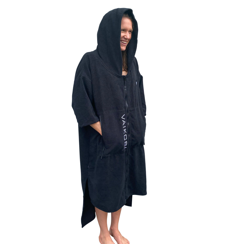 Full zip hooded towel