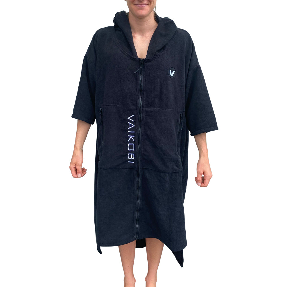 Full zip hooded towel