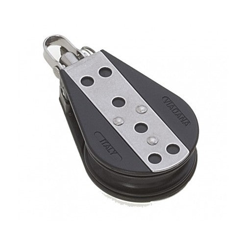 Viadana INOX 57mm single ball bearing block - Dinghy Shack