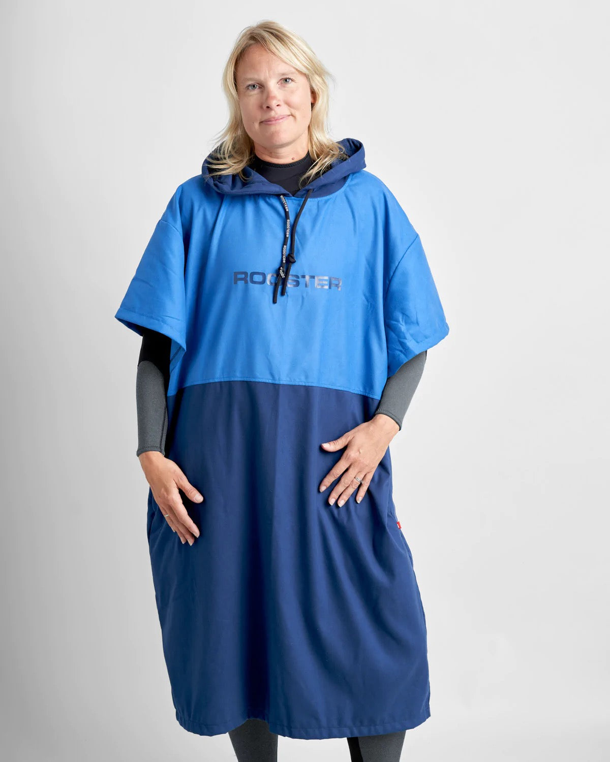 Microfibre quick dry poncho