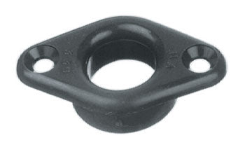 Through-deck bush with flange