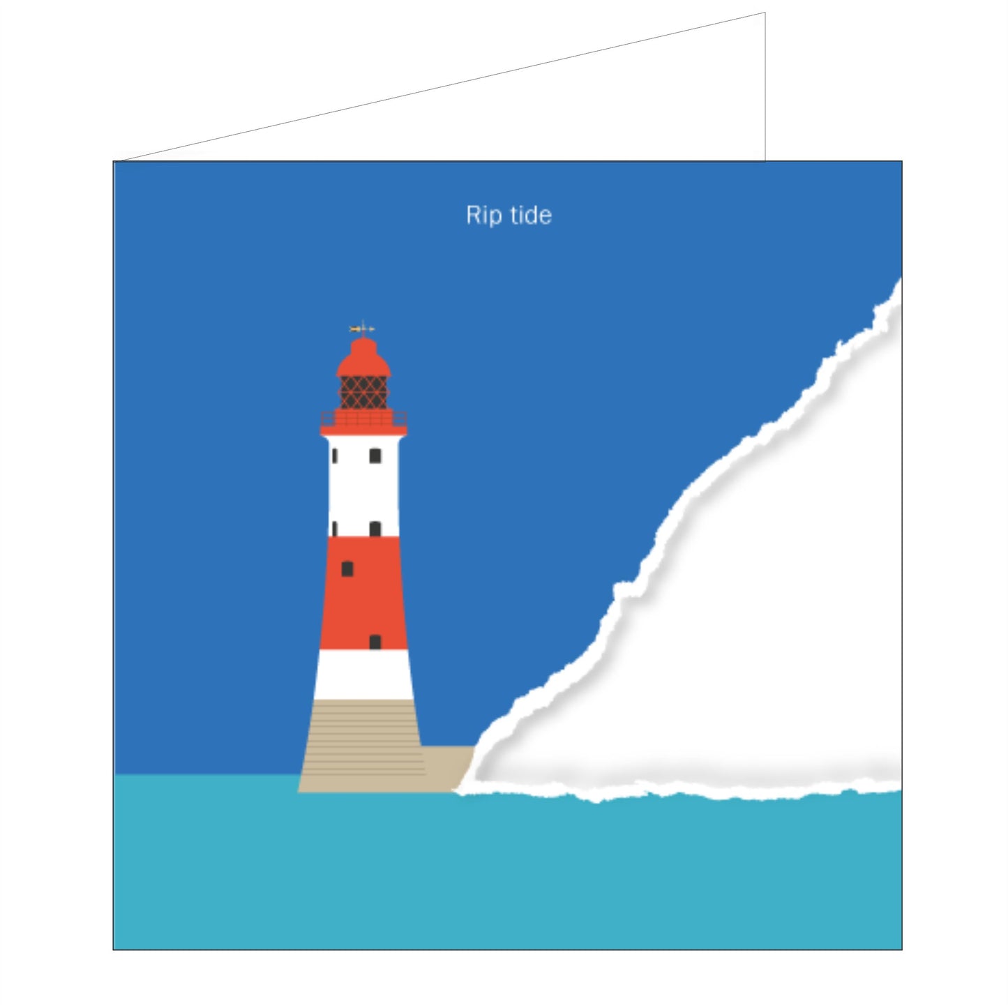 Rip tide greeting card