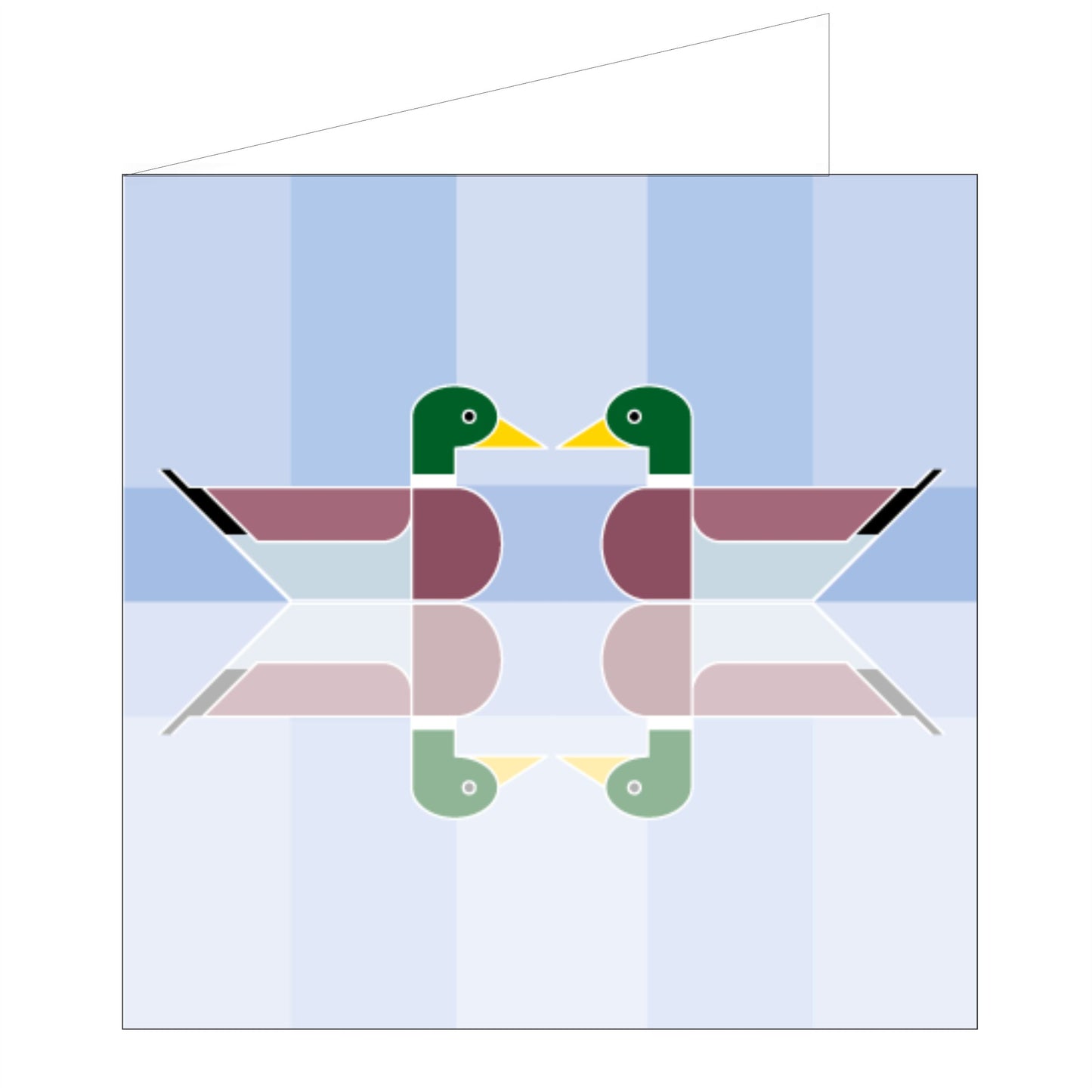 Upon reflection greeting card