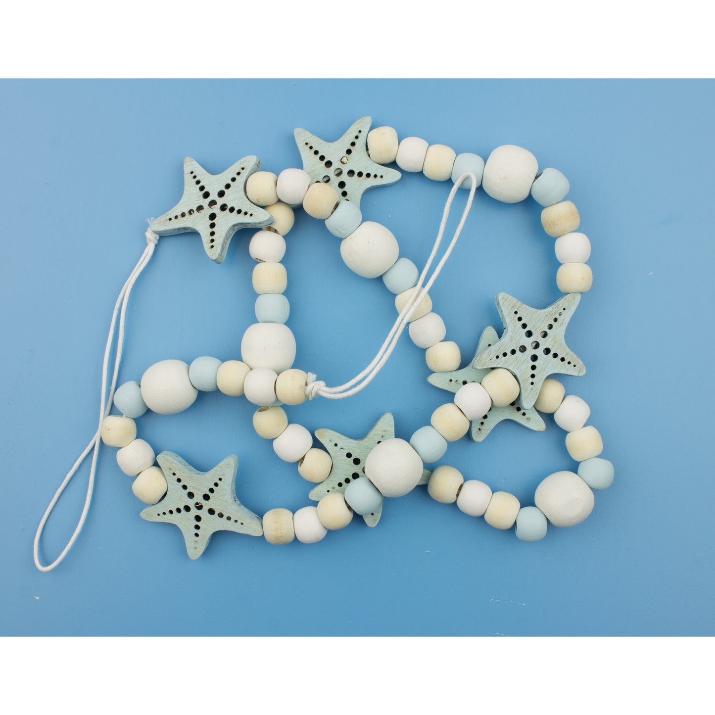 Beaded starfish hanging décor