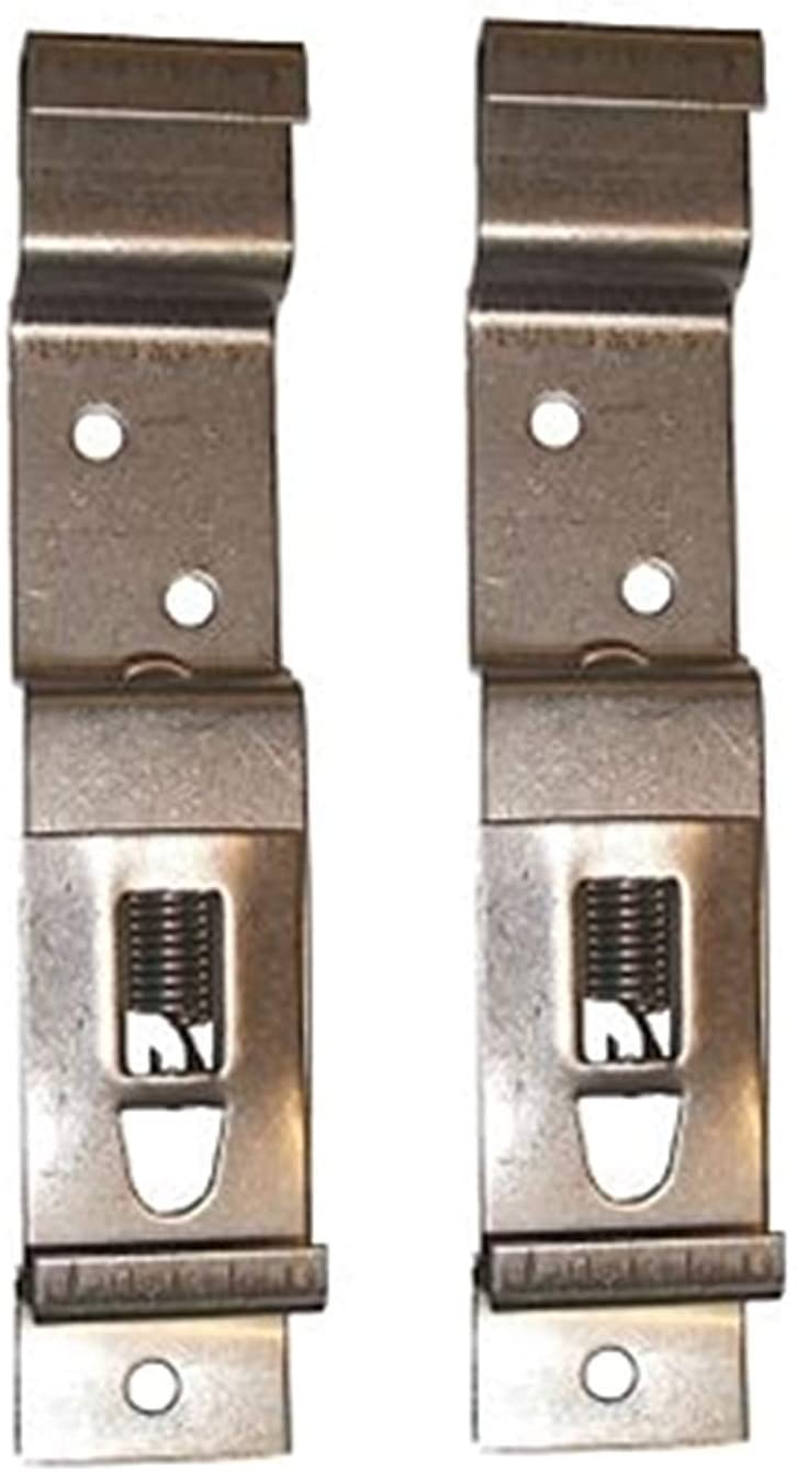 Spring-loaded number plate holder