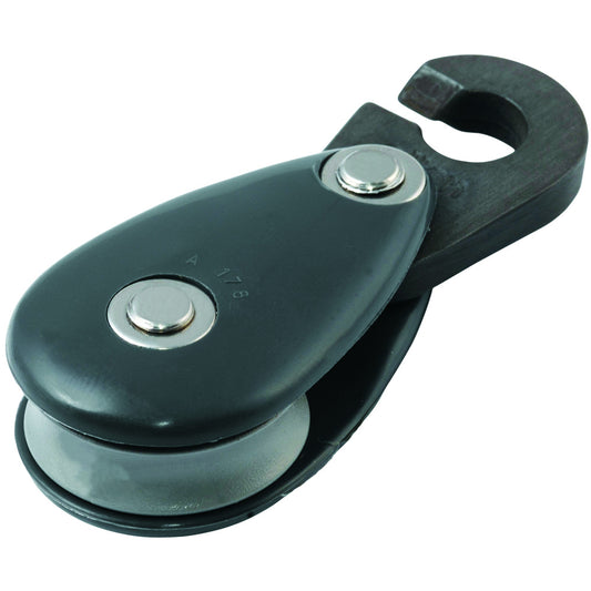 Classic plain bearing nylon block with Inglefield clip