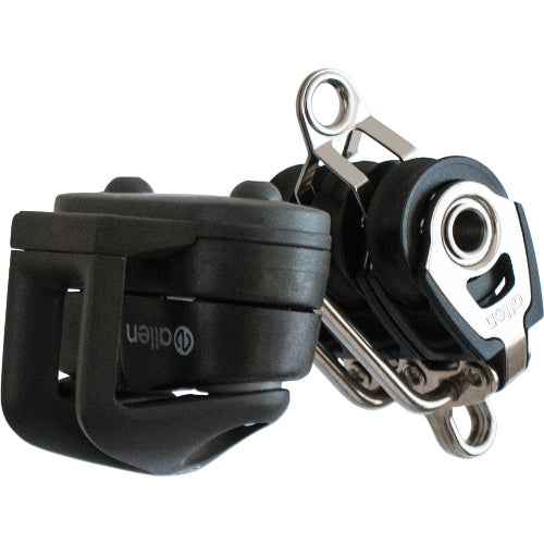 Allen 30mm triple block with cleat and becket - Dinghy Shack