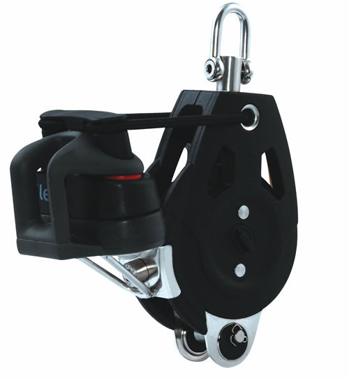 Allen Single 60mm switchable ratchet with becket and cleat - Dinghy Shack