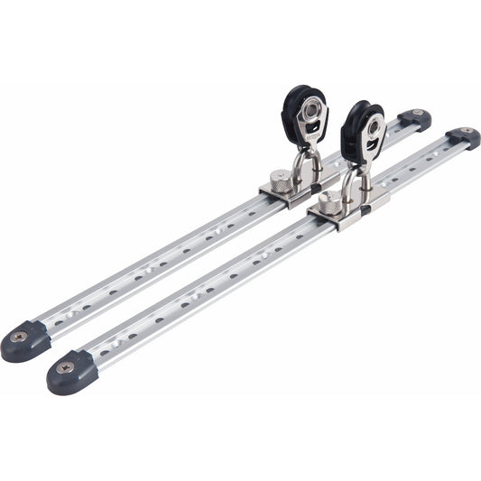 Allen Track with adjustable wire piston stops and 30mm Dynamic blocks - Dinghy Shack