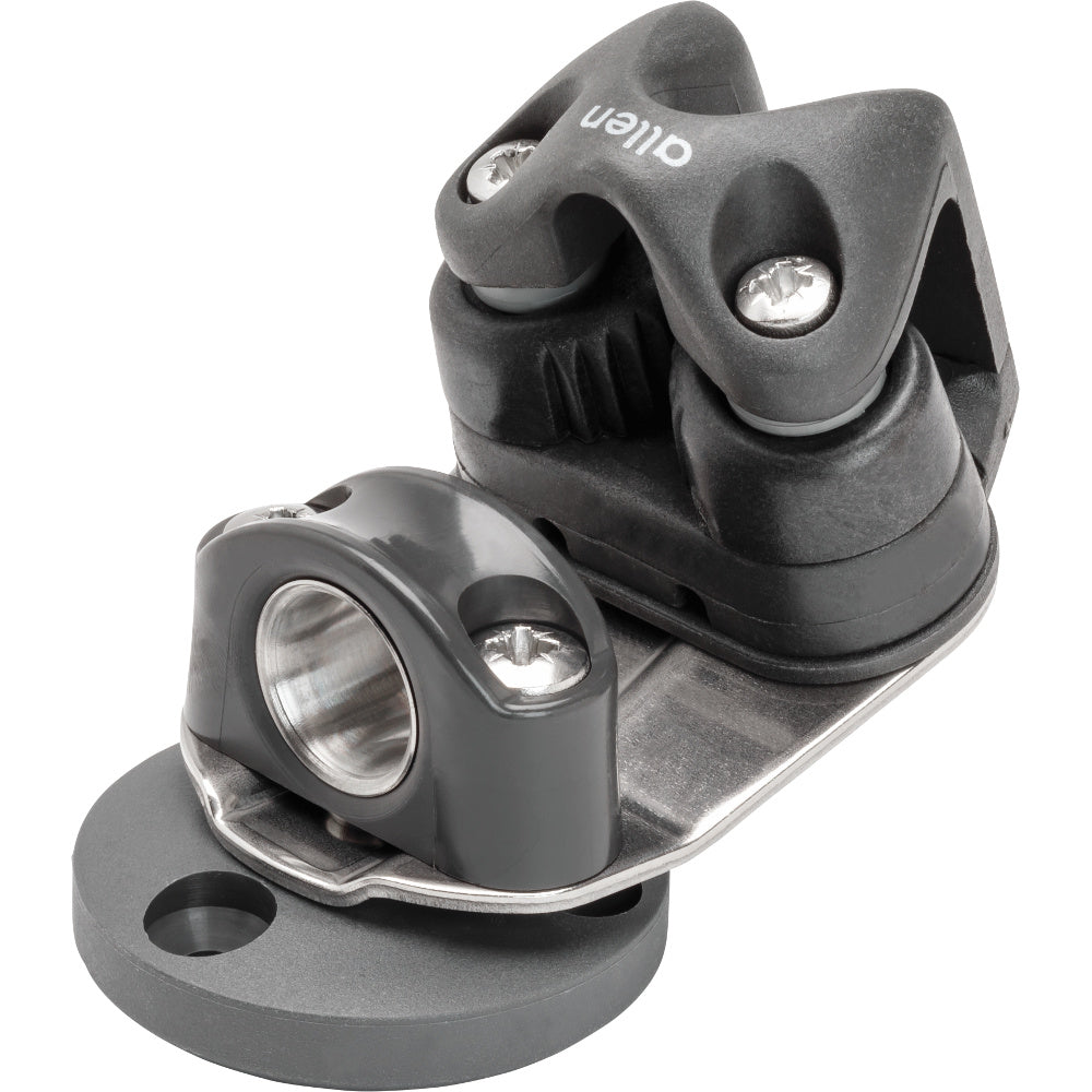 Allen Angled swivel with small Allenite cleat - Dinghy Shack