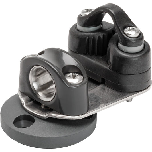 Allen Straight swivel with small Allenite cleat - Dinghy Shack