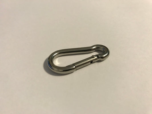 Viadana Stainless Steel 4mm carabiner - Dinghy Shack