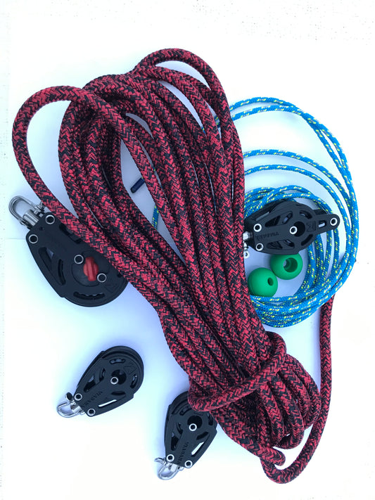 Dinghy Shack International 420 composite mainsheet system with bridle - Dinghy Shack