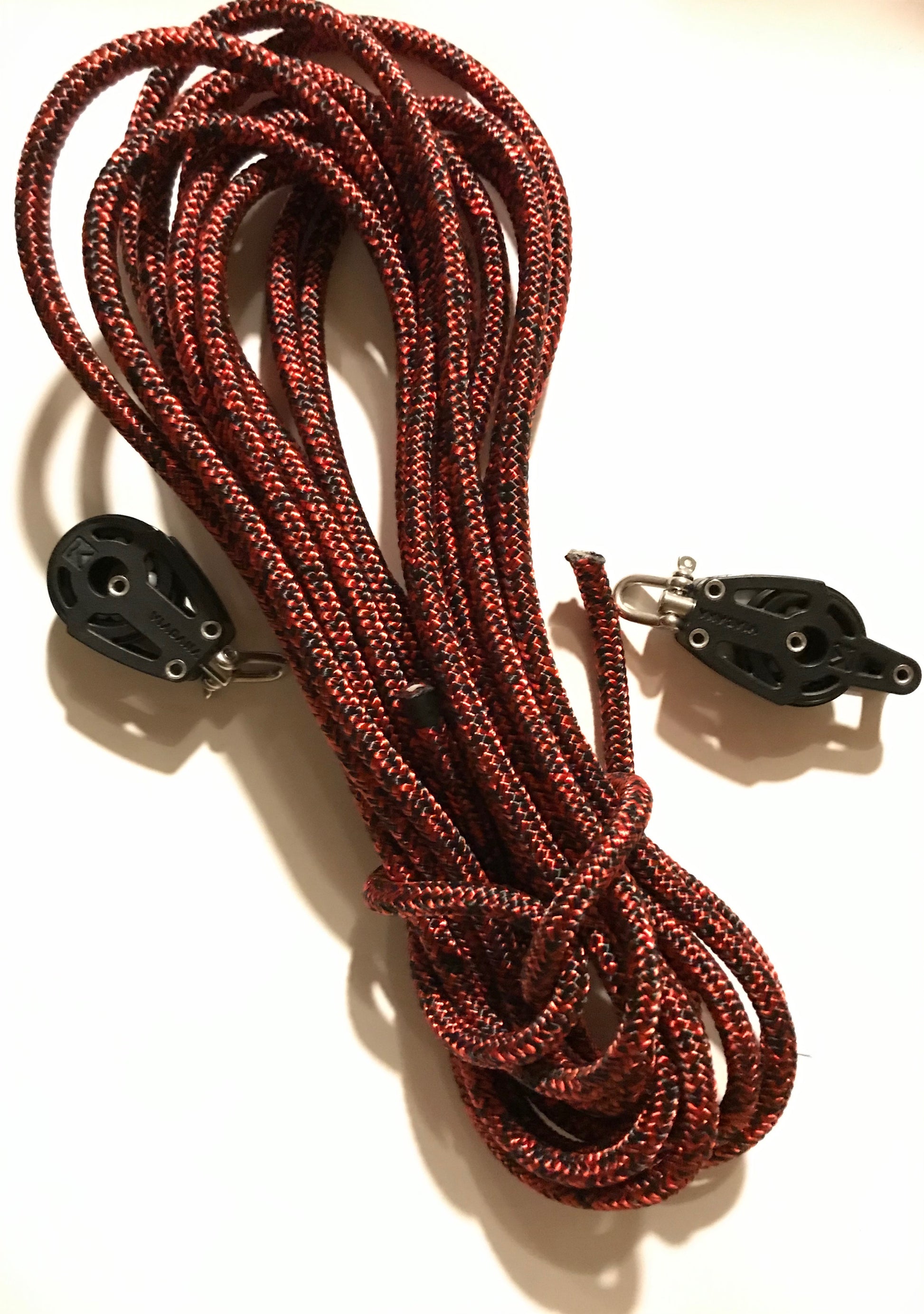 Dinghy Shack Enterprise aft mainsheet system - Dinghy Shack