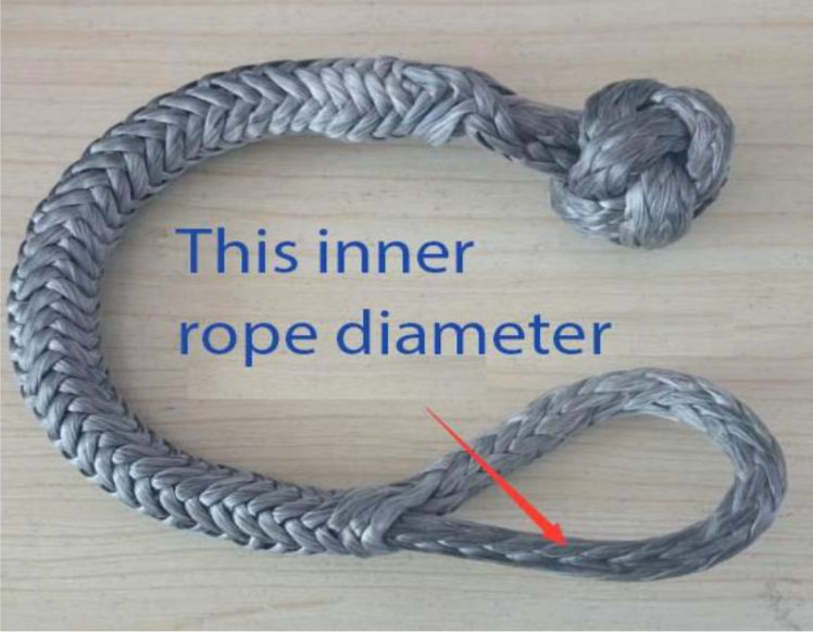 12mm x 15cm soft shackle