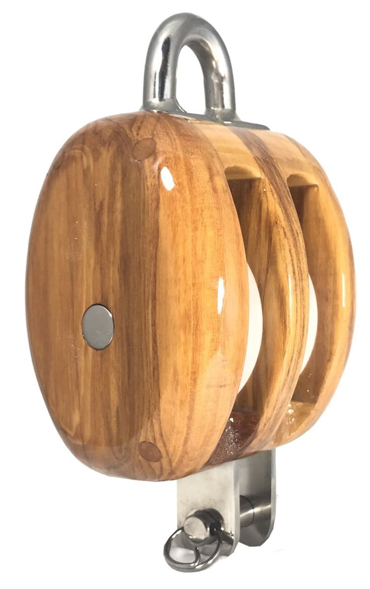 57mm wooden ash block double