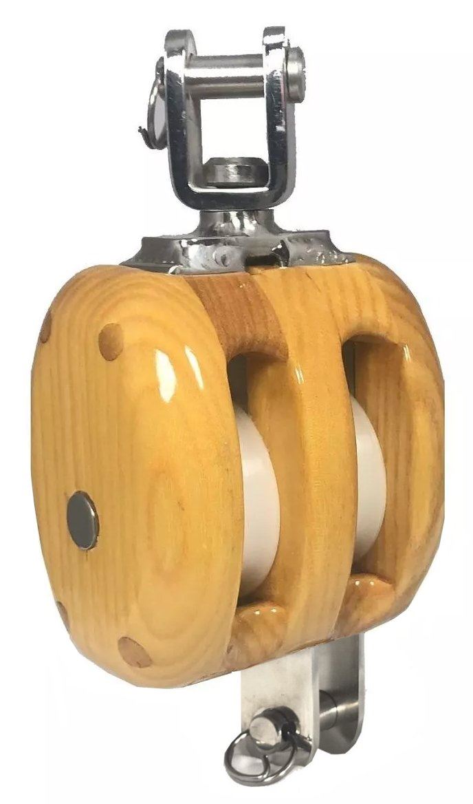 57mm wooden ash block double