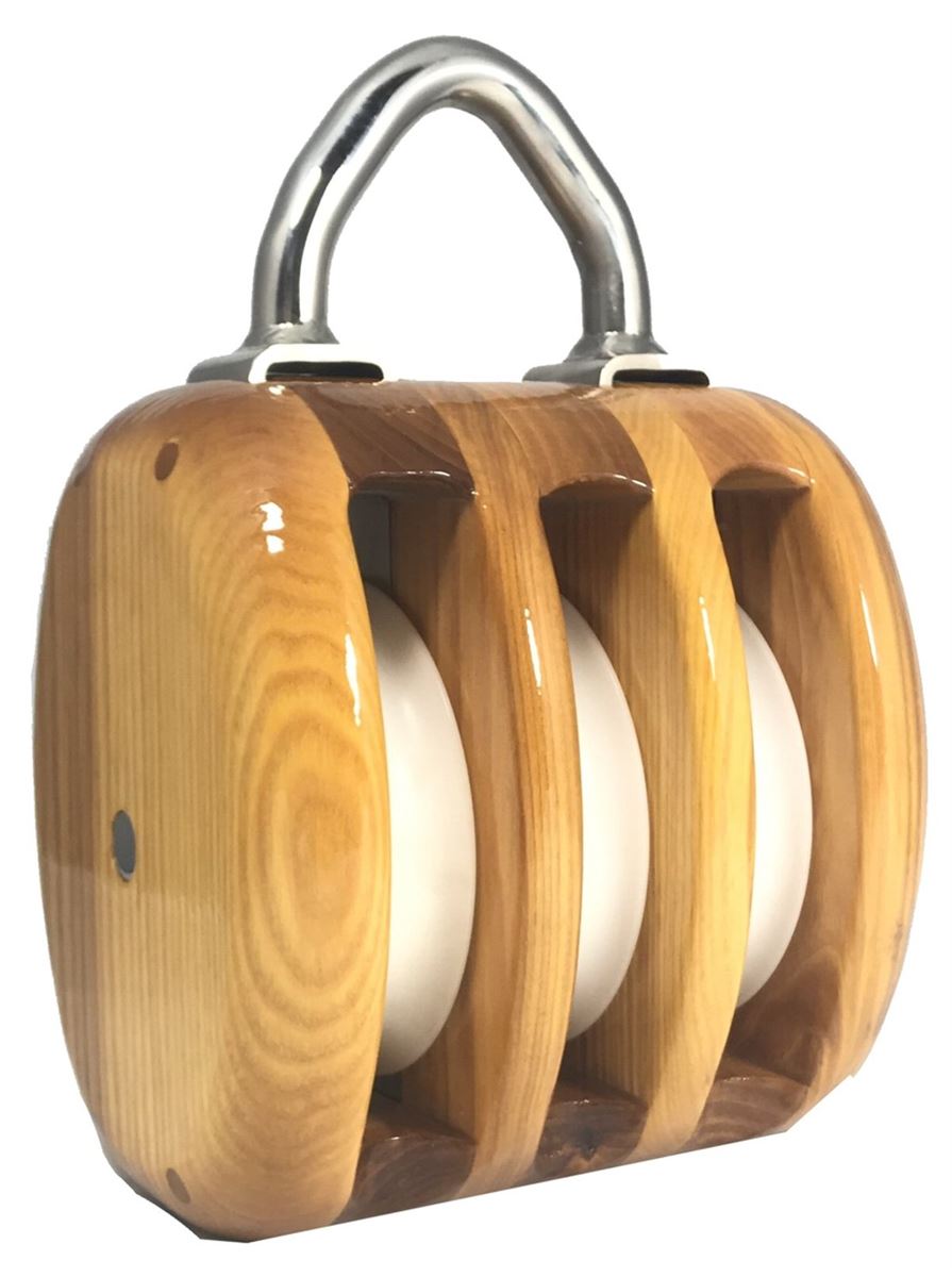 68mm wooden ash block triple