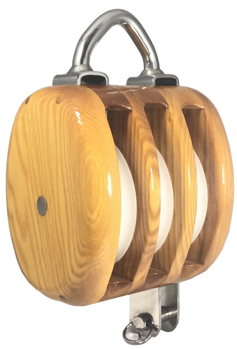 57mm wooden ash block triple