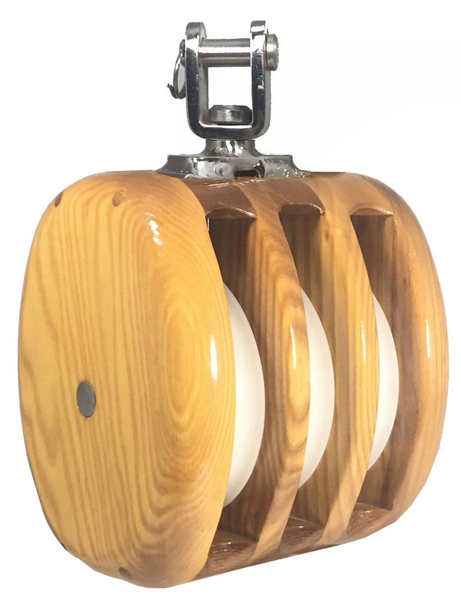 57mm wooden ash block triple