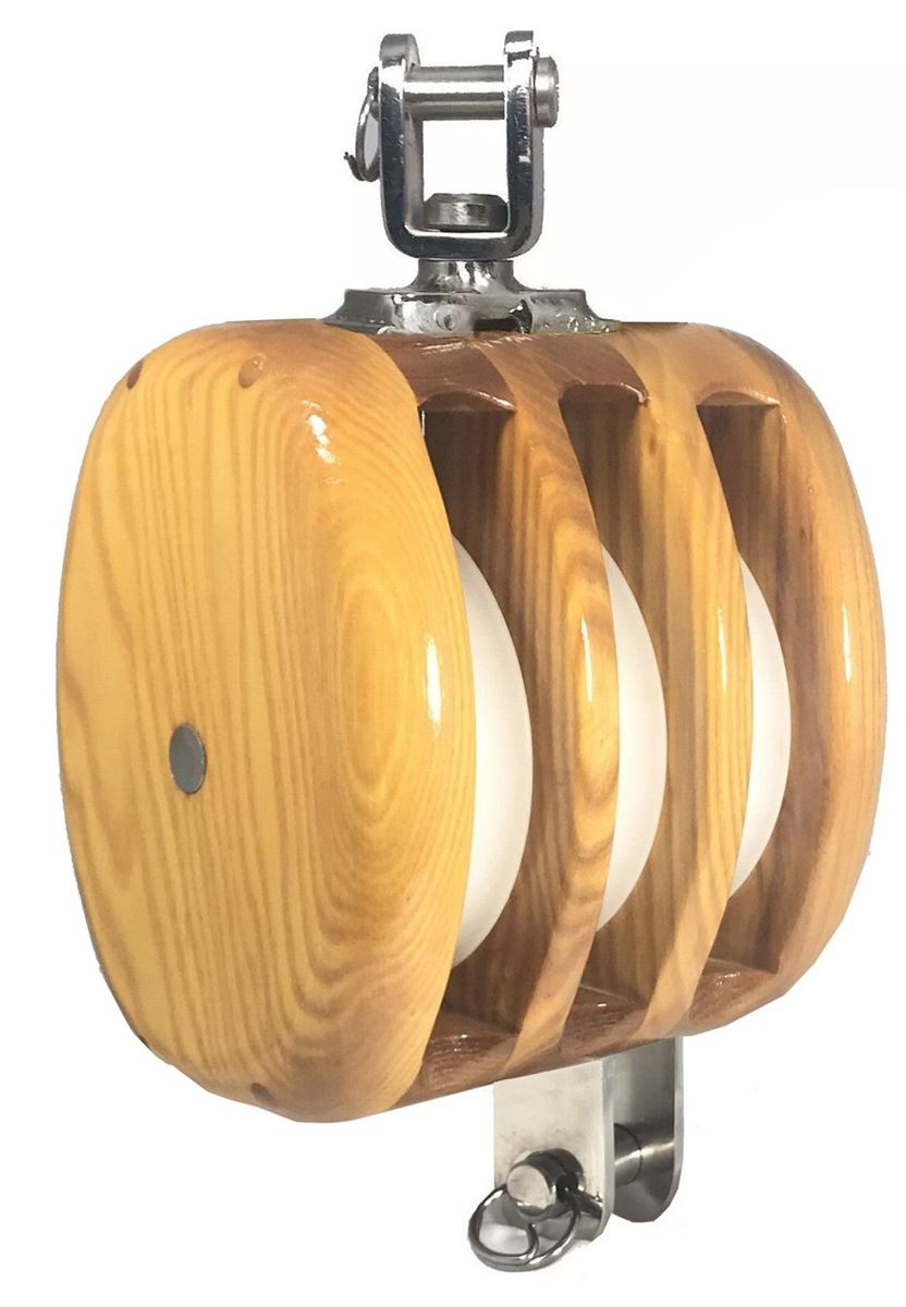 68mm wooden ash block triple