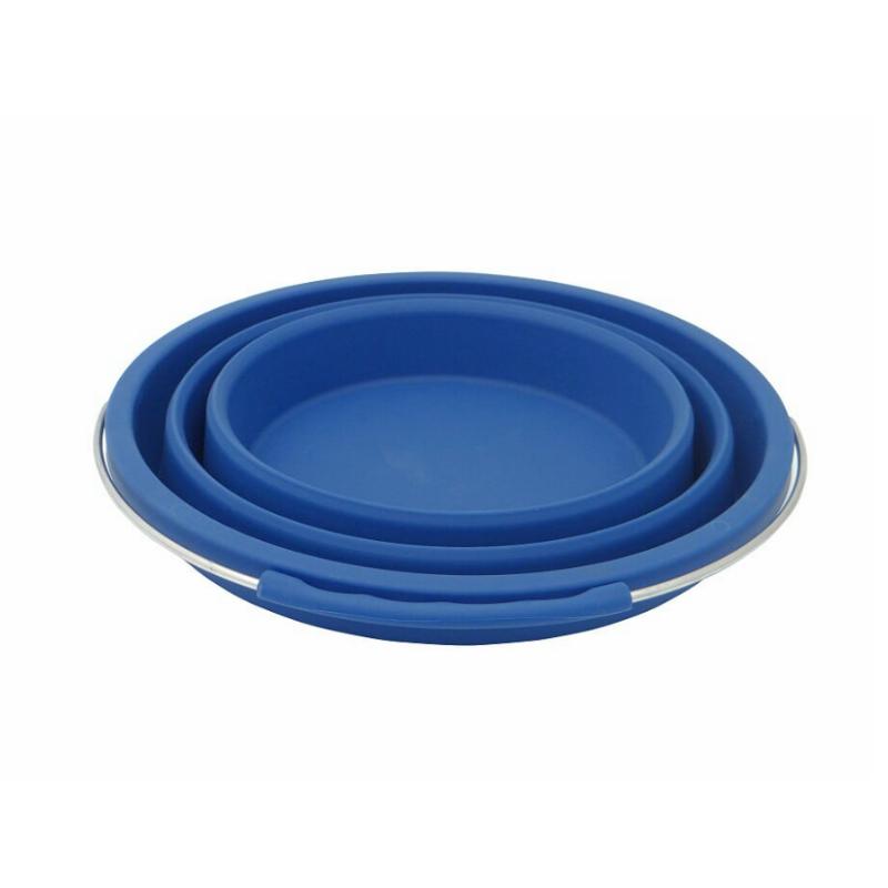 Collapsible 7 litre silicone bucket
