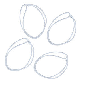 Hook and loop sail ties