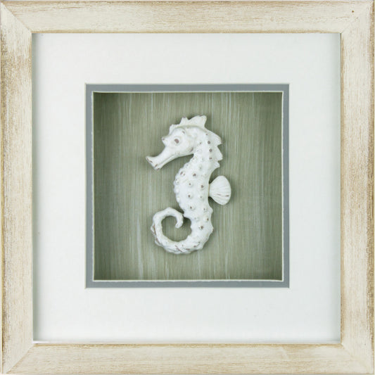 Seahorse framed décor