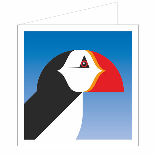 Pensive Puffin greeting card