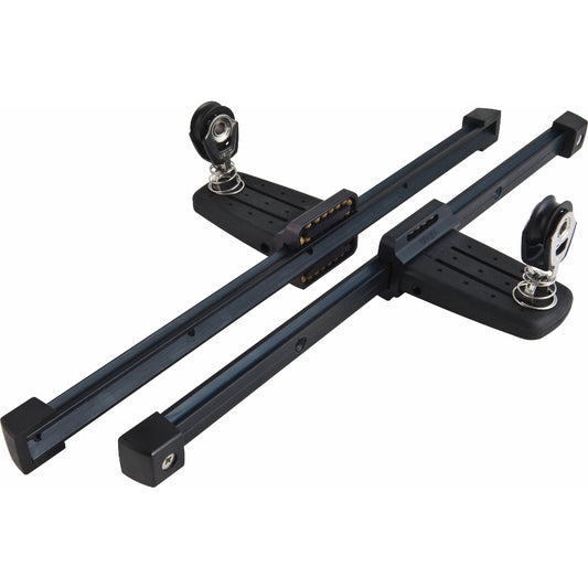 Allen Adjustable jib track with ball bearing cars and 30mm Dynamic blocks - Dinghy Shack