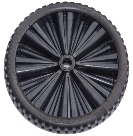 Puncture-proof dinghy trolley wheel