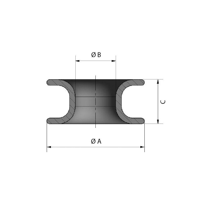 Allen 15mm thimble - Dinghy Shack