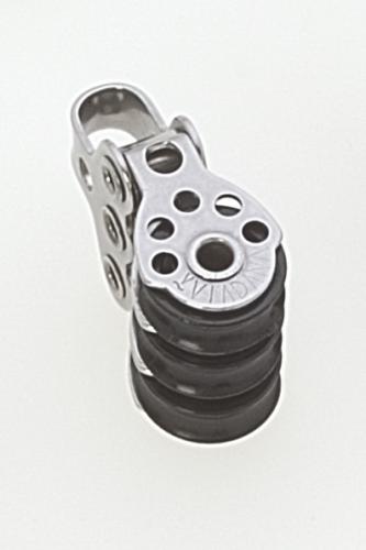 Viadana INOX 17mm triple ball bearing block - Dinghy Shack