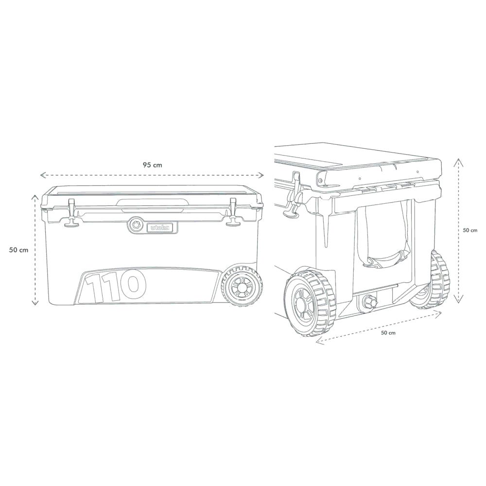 Utoka 110 tow cool box